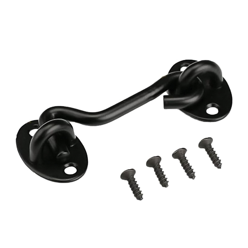 BDB69610-MB Hook and Eye Latch, Matte, Black