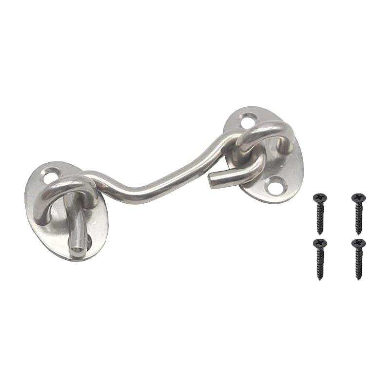 BDB69610-SN Hook and Eye Latch, Satin Nickel