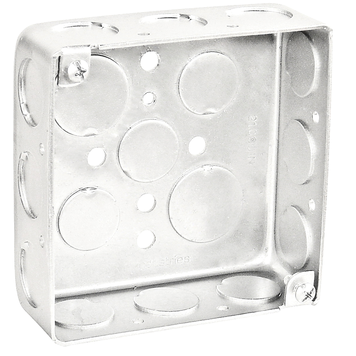 52151-1/2DR-UPC Junction Box, 16-Knockout, 1/2, 3/4 in Knockout, Steel, Silver, Galvanized