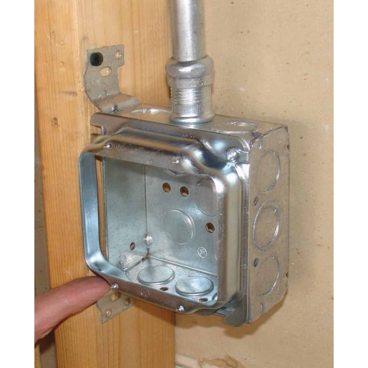 52C21-UPC Device Ring, 1-1/4 in L, 4 in W, Square,