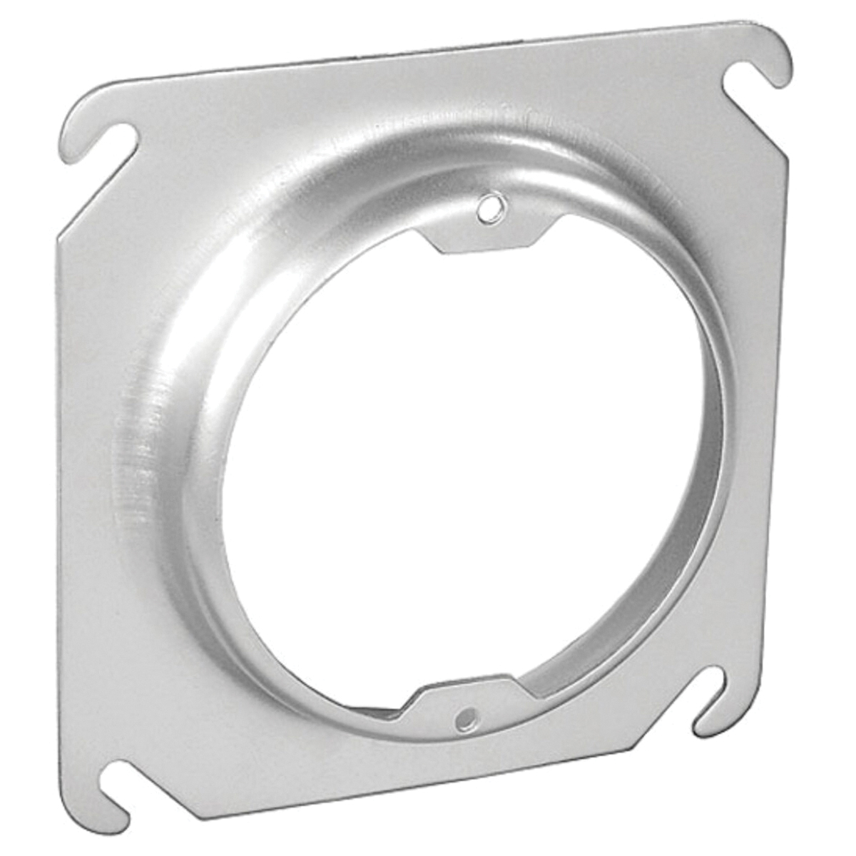 52C3-5/8-UPC Fixture Ring, 4 in L, Square, Steel, Silver, Galvanized