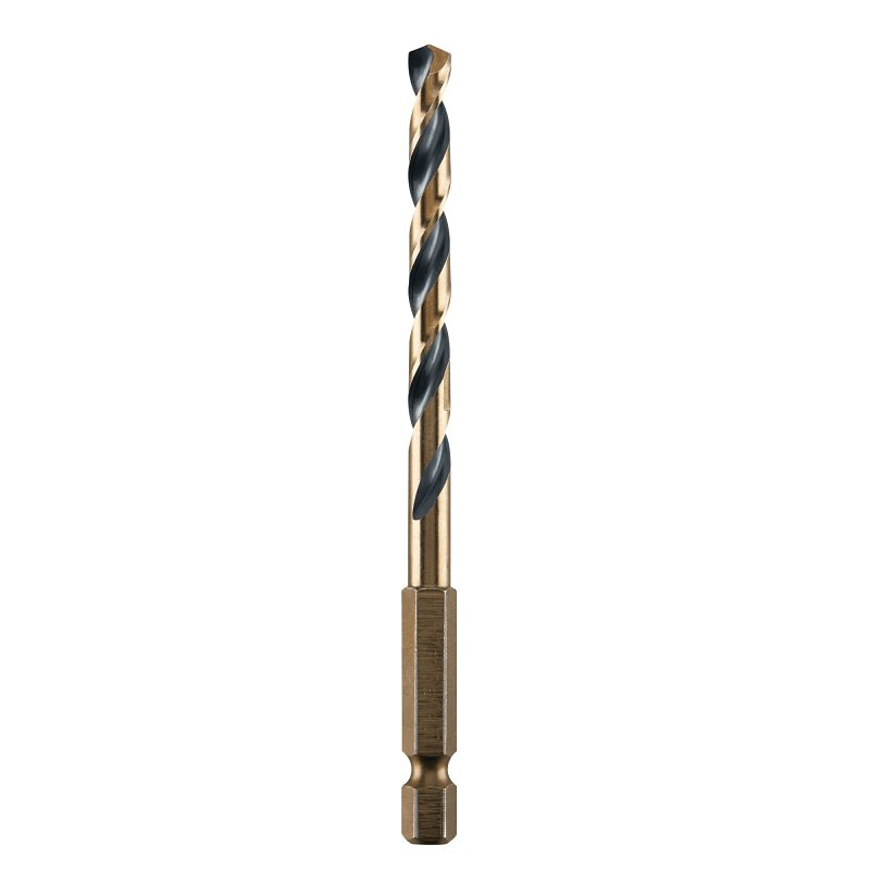 DWA5012 Drill Bit, 3/16 in Dia, 3.58 in OAL, 1/4 in Dia Shank, Hex Shank