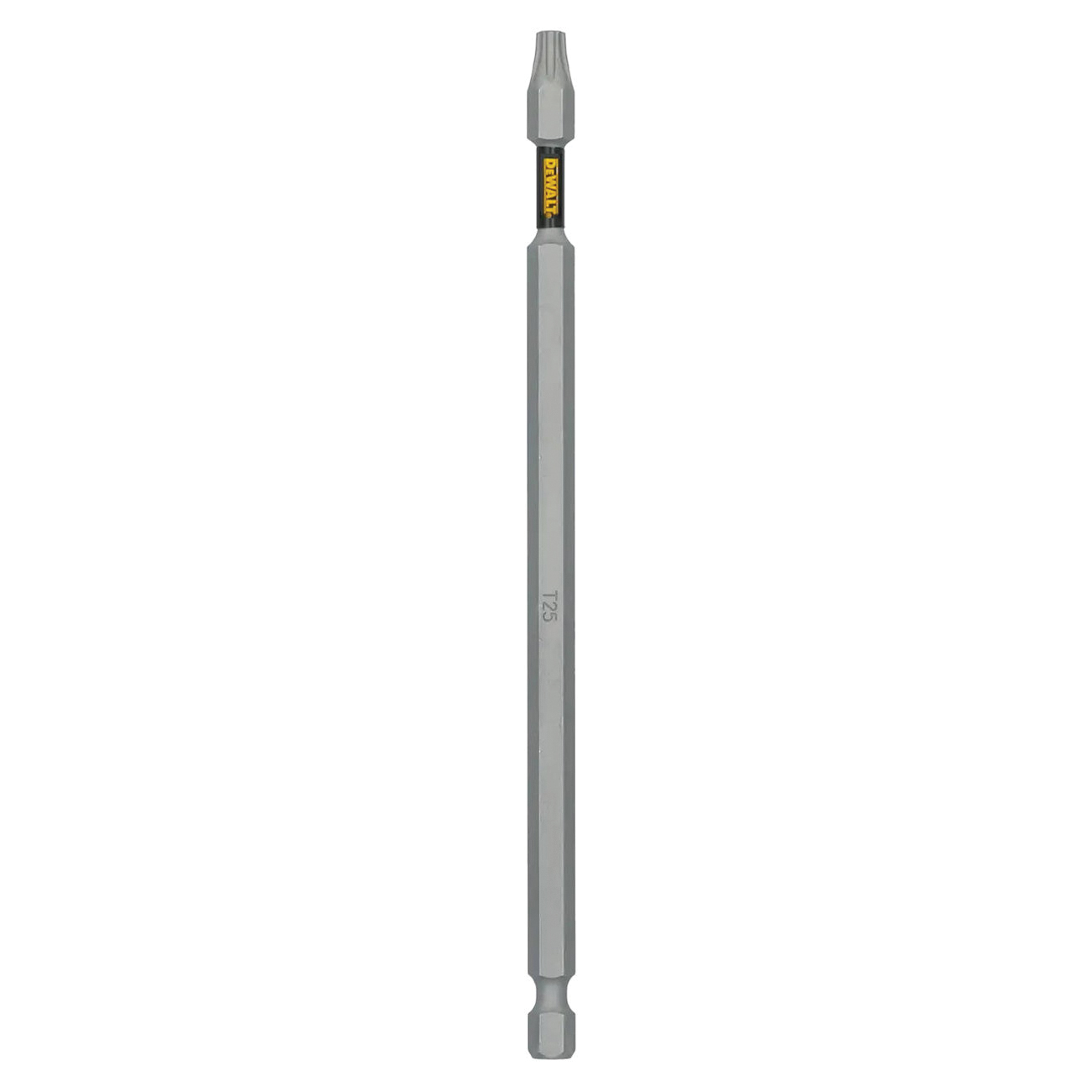 TOUGHGRIP DWAF6T25TG1 Screwdriver Bit, #25 Drive, Torx Drive, 1/4 in Shank, Hex Shank, 6 in L, Steel