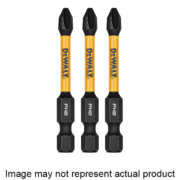 FlexTorq DWANGFT40SET Impact Driver Bit with (2) Sockets, 40-Piece, HSS, Black/Yellow