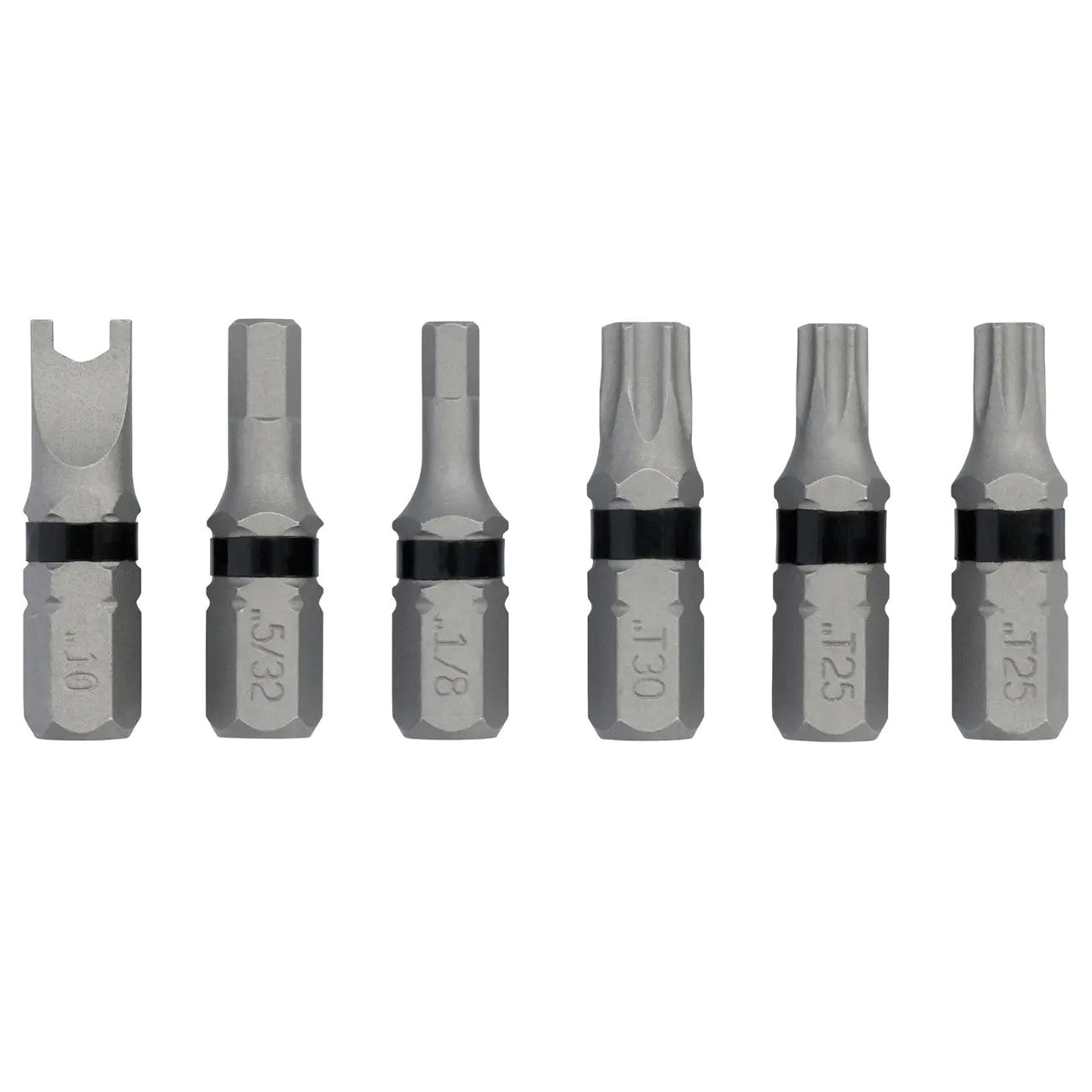 TOUGHGRIP DWAF1SECTG6 Security Bit Set, 6-Piece, Steel