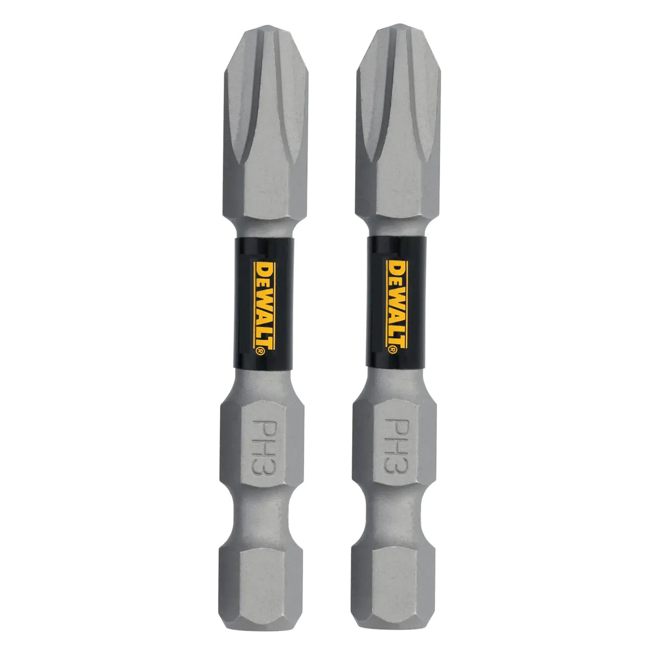 TOUGHGRIP DWAF2PH3TG2 Screwdriver Bit, #3 Drive, Phillips Drive, 1/4 in Shank, Hex Shank, 2 in L, Steel