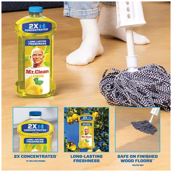 Mr Clean 8056064 All-Purpose Cleaner, 41 oz, Liquid, Lemon - 3