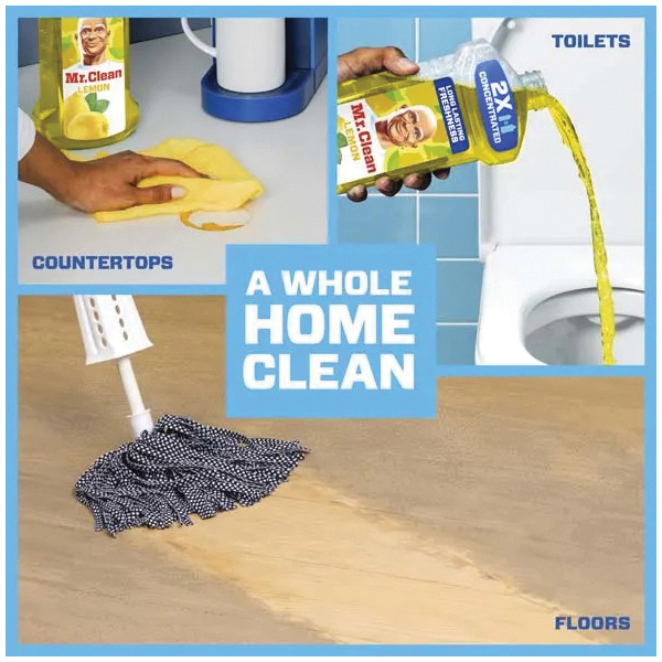 Mr Clean 8056064 All-Purpose Cleaner, 41 oz, Liquid, Lemon - 4