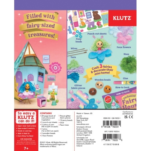 Klutz 9781338702231 Enchanted Fairy House Book and Activity Kit - 5