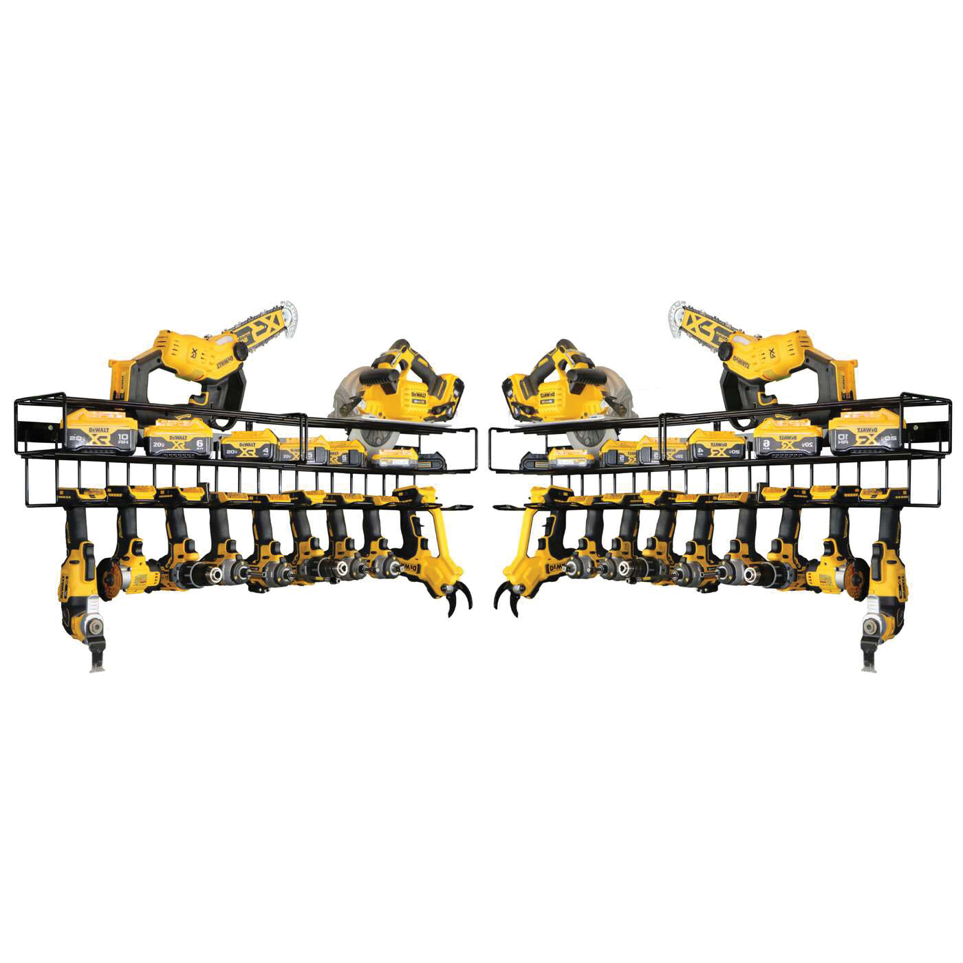 C2M C2M5032P Power Tool Rack, 100 lb, 7-1/2 in W, 7-3/4 in H, 21-1/2 in L, Carbon Steel, Powder-Coated - 4