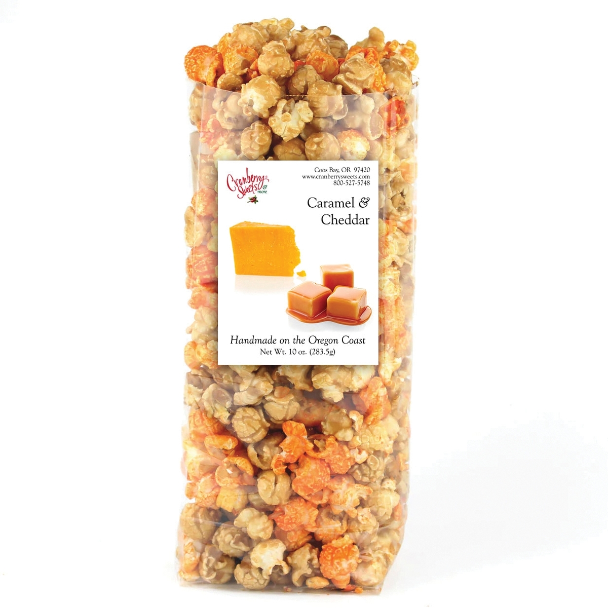 Cranberry Sweets & More WPOPCHI05 Popcorn, Caramel, Cheddar, 5 oz - 3