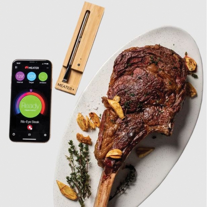 Meater RTU-MT-MP01 Wireless Meat Thermometer, Honey, For: Traeger Grills - 4