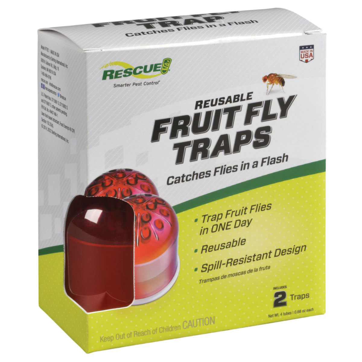 FFTR2-SF5 Fruit Fly Trap, Liquid, 0.68 oz