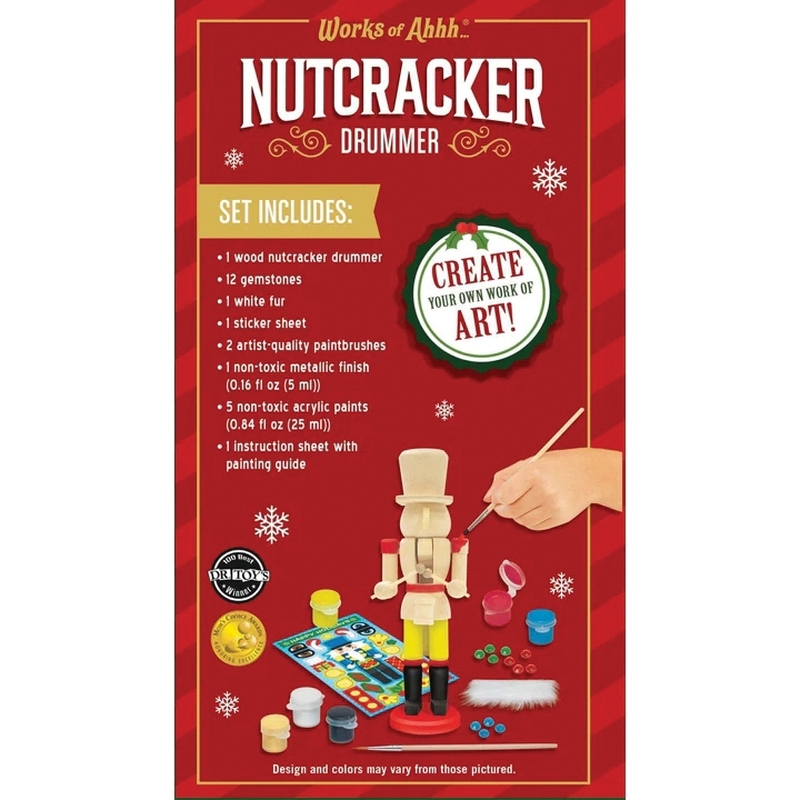 Masterpieces 22318.01 Nutcracker Drummer Paint Set, Wood - 3