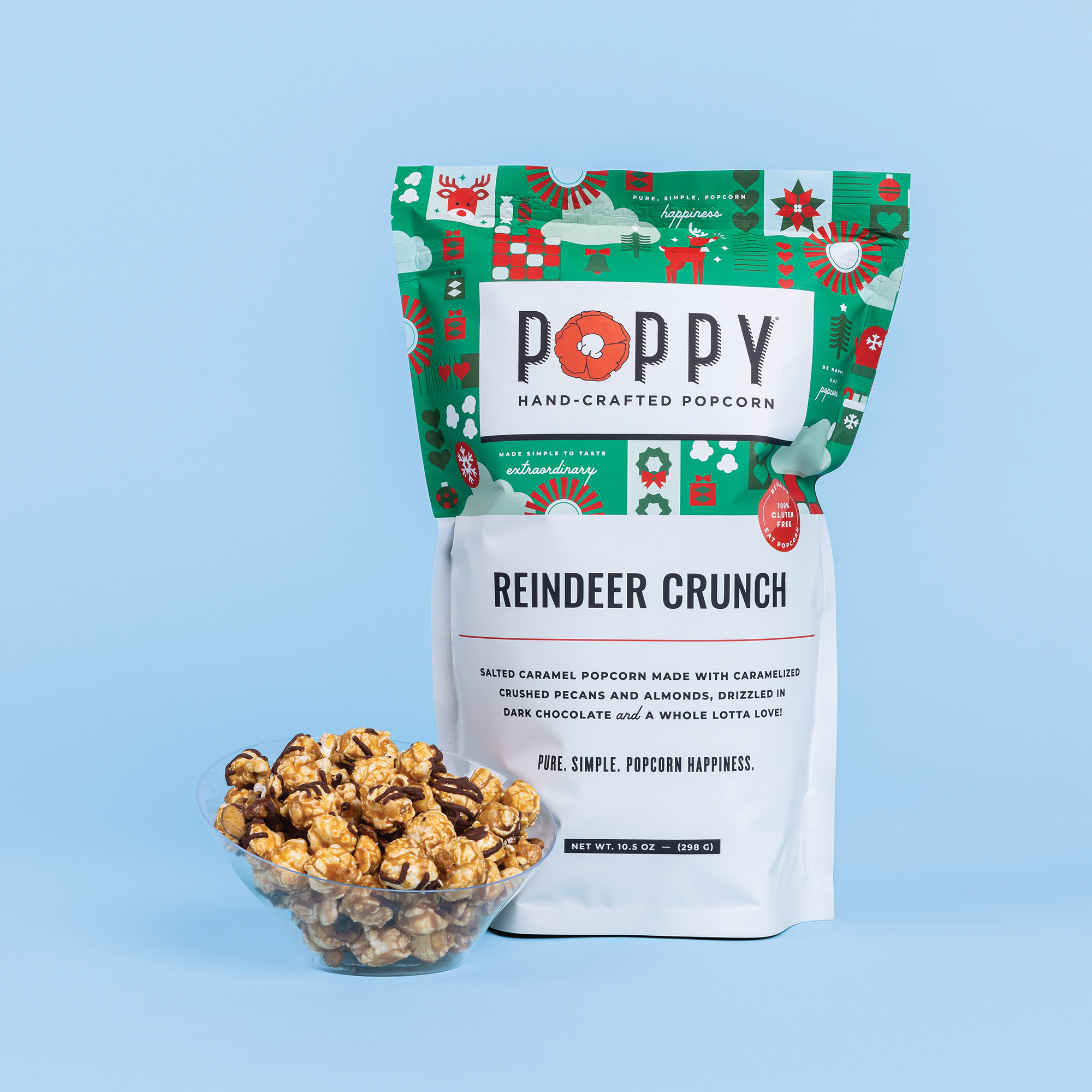 Poppy Handcrafted Popcorn RCMBC Reindeer Crunch Popcorn - 2