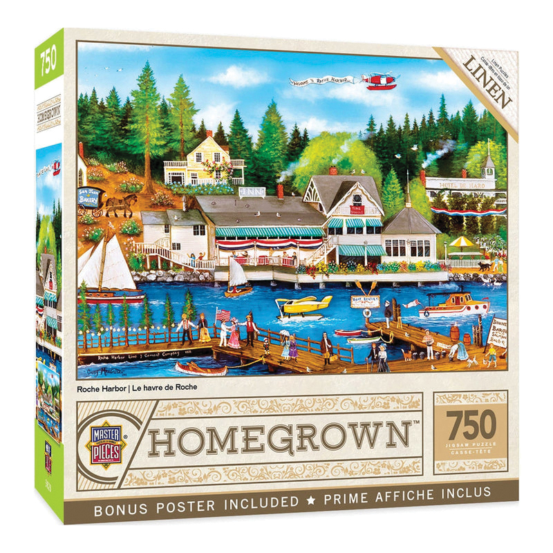 Masterpieces Homegrown Folk Art Series 31986 Jigsaw Puzzle, 11 Years and Up, Chipboard - 2