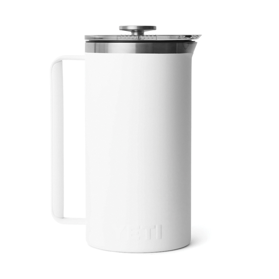 Yeti Rambler 21071501853 French Press with Twist-To-Lock French Press Lid, 64 oz, White - 5
