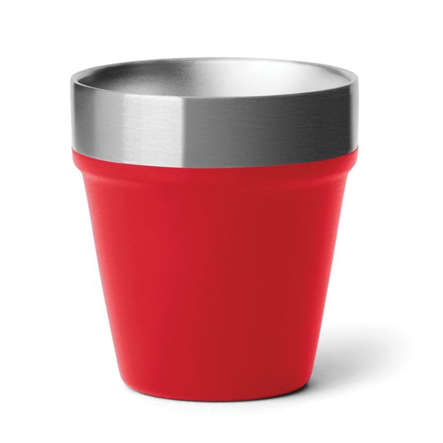 Yeti 21071502946 Shot Glass with Carrying Case, 1.7 oz, Stainless Steel, Rescue Red, DuraCoat - 4