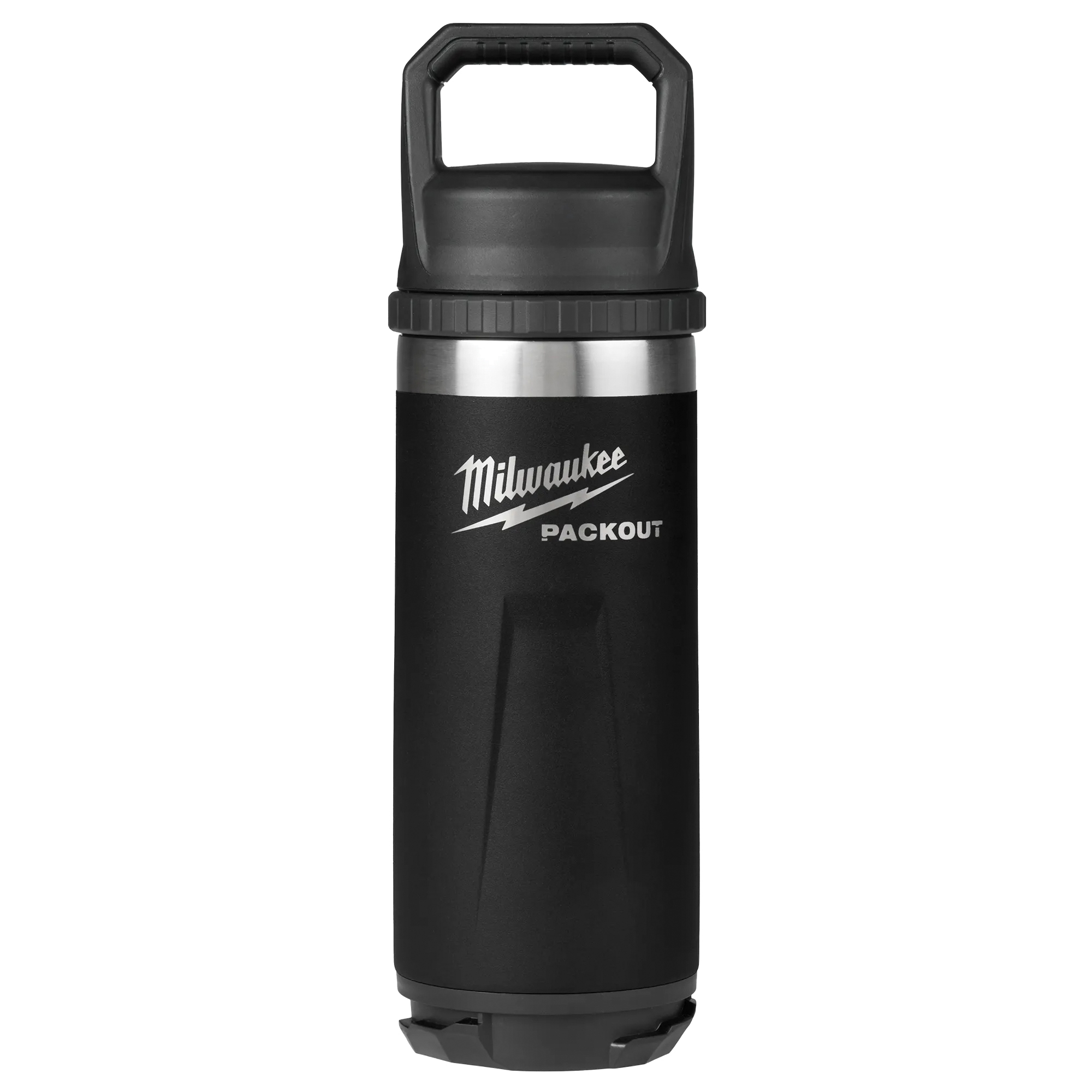 PACKOUT Series 48-22-8396B Insulated Bottle, 24 oz, Stainless Steel, Black