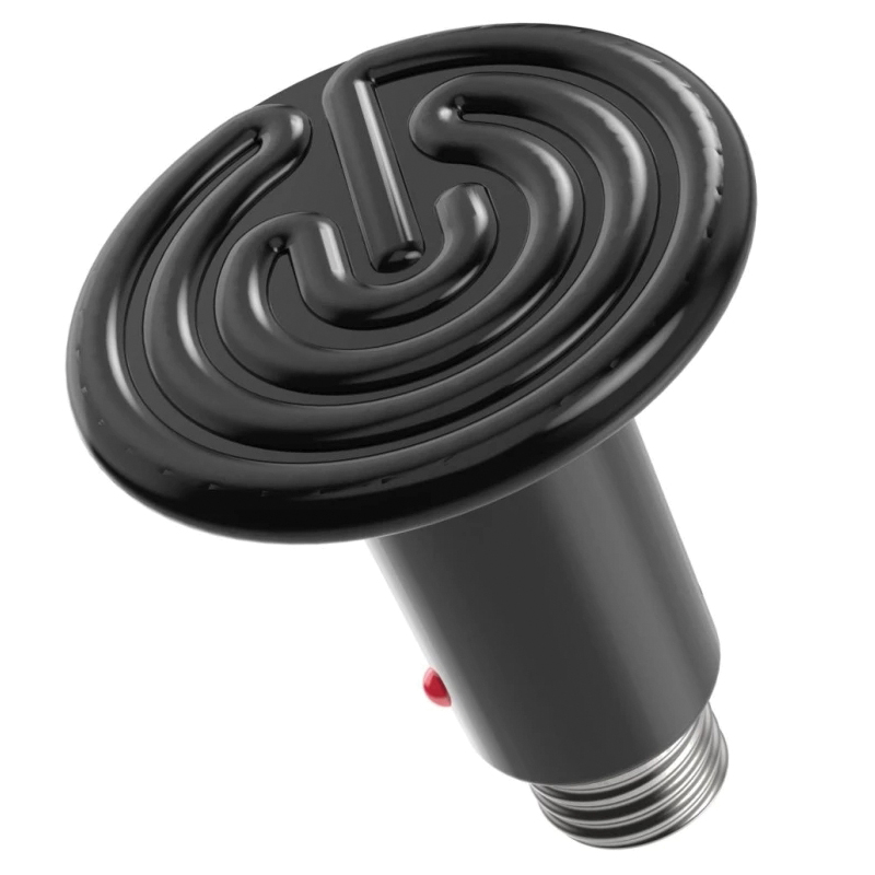93130700 Heat Lamp, 100 W, Disc Lamp, E26 Medium Lamp Base, 1 Lumens, 13,140 hr Average Life