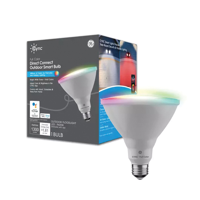 93131637 Smart Bulb, 15 W, Wi-Fi Connectivity: Yes, Bluetooth, Wi-Fi Control, E26 Medium Lamp Base, LED Lamp