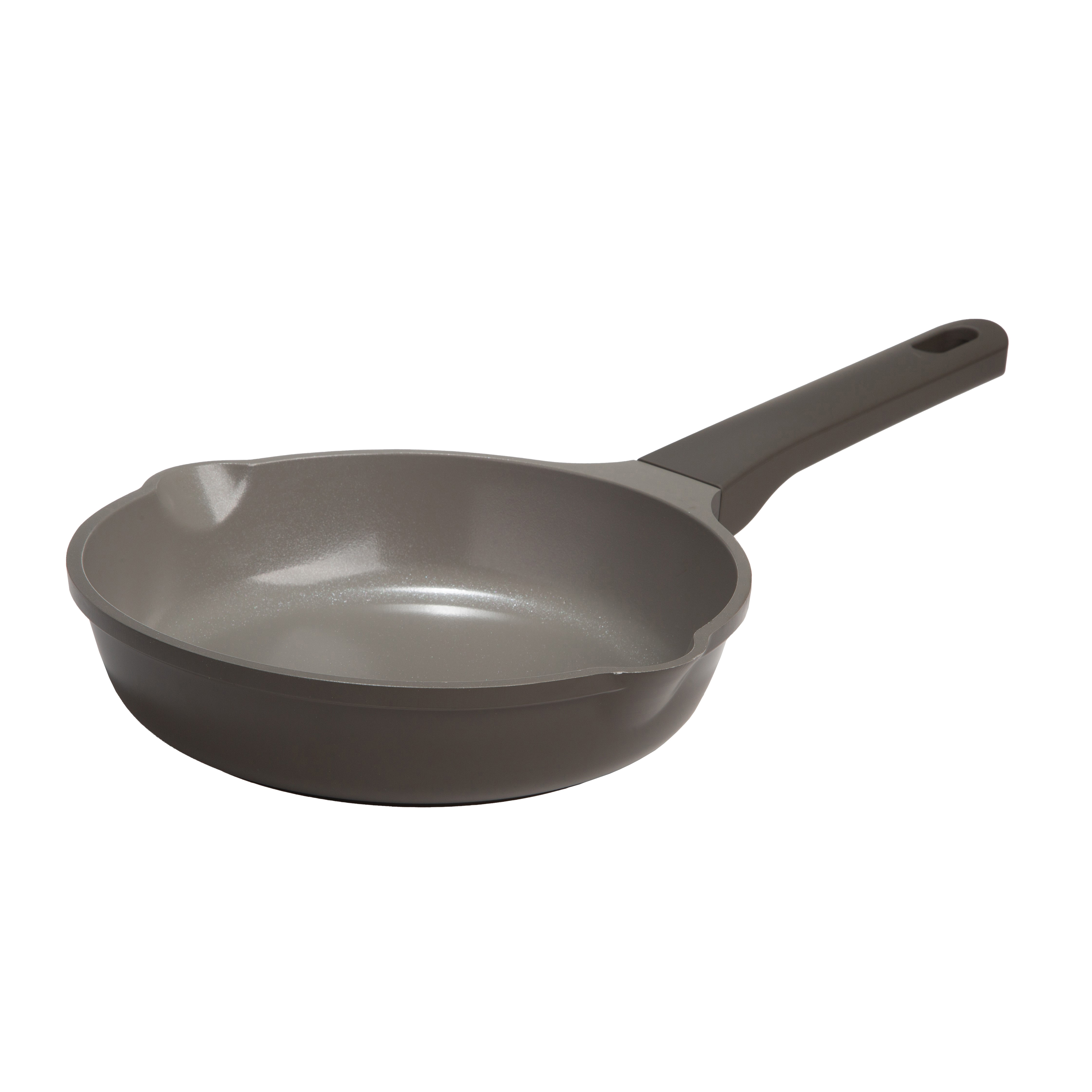 EH11569-AS Fry Pan, 11 in Dia, Aluminum, Charcoal, Comfort Grip Handle