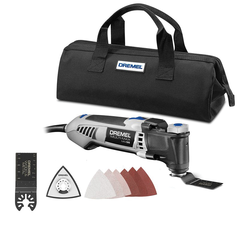 Multi-Max MM35-02 Corded Oscillating Multi-Tool Kit, 3.5 A, 10,000 to 21,000 opm OPM, 3.2 deg Oscillating