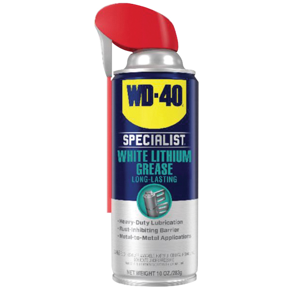 WD-40 Specialist Series 01285 Lithium Grease, 10 oz Can, White