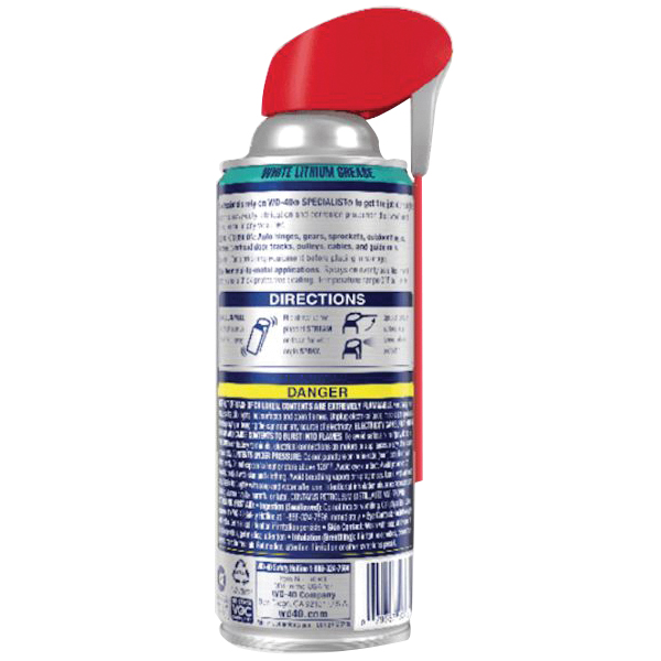 WD-40 Specialist Series 01285 Lithium Grease, 10 oz Can, White