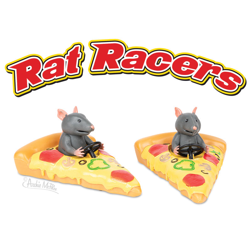 Archie Mcphee 13111 Racer Toy, 3 Years and Up, Rat, Plastic/Vinyl - 2