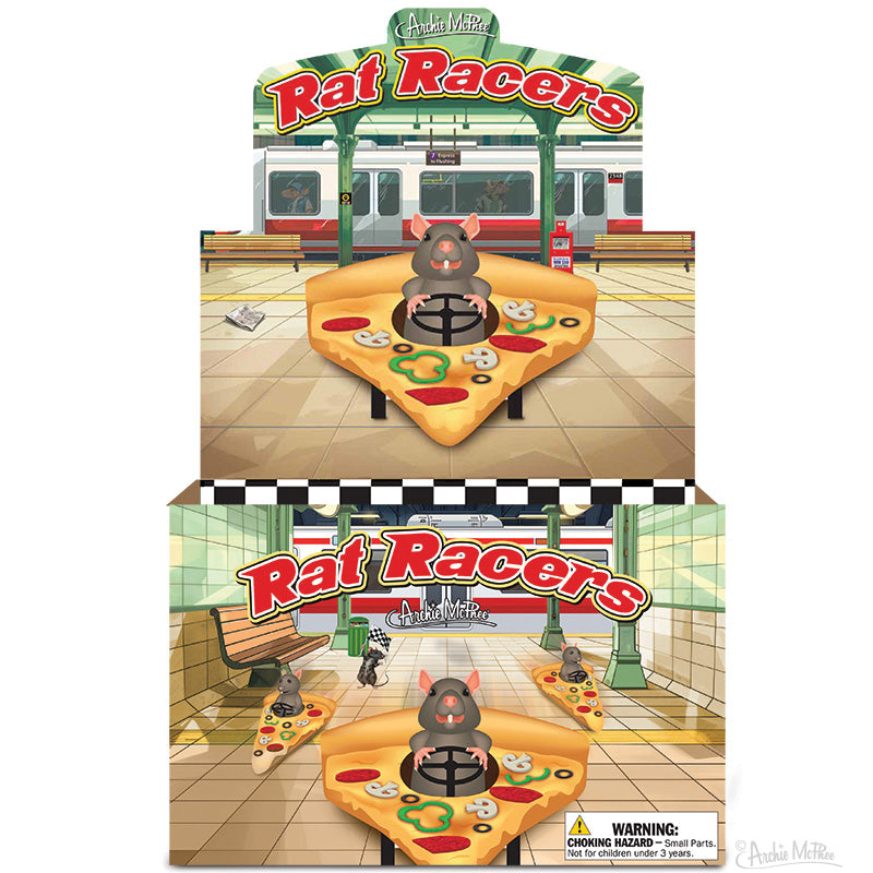 Archie Mcphee 13111 Racer Toy, 3 Years and Up, Rat, Plastic/Vinyl - 3