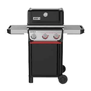 Weber Spirit E-325 Series 1500789 Gas Grill, 31,000 Btu , Liquid Propane, 3-Burner, 360 sq-in Primary Cooking Surface, Black