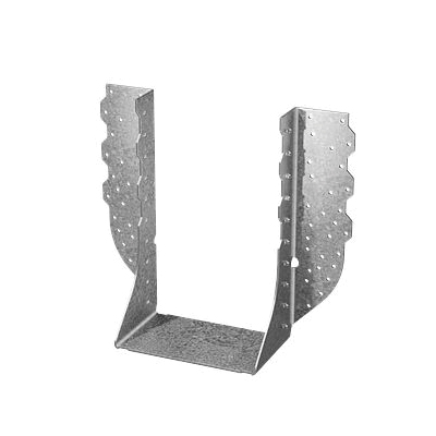 HGUS Series HGUS212-4 Heavy Girder Hanger with Double-Shear Nailing, 6-9/16 in W, 12 ga, Zinc