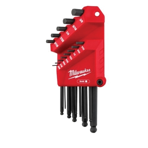 48-22-2185 Ball End L-Key Set, 13-Piece, Steel, Black Oxide