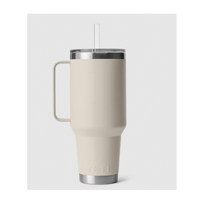 Yeti Rambler Series 21071504728 Straw Mug with Lid, 42 oz, MagSlider Lid, Stainless Steel, Yellow, Insulated - 1