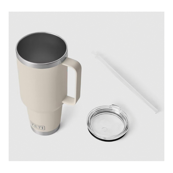 Yeti Rambler Series 21071504728 Straw Mug with Lid, 42 oz, MagSlider Lid, Stainless Steel, Yellow, Insulated - 2