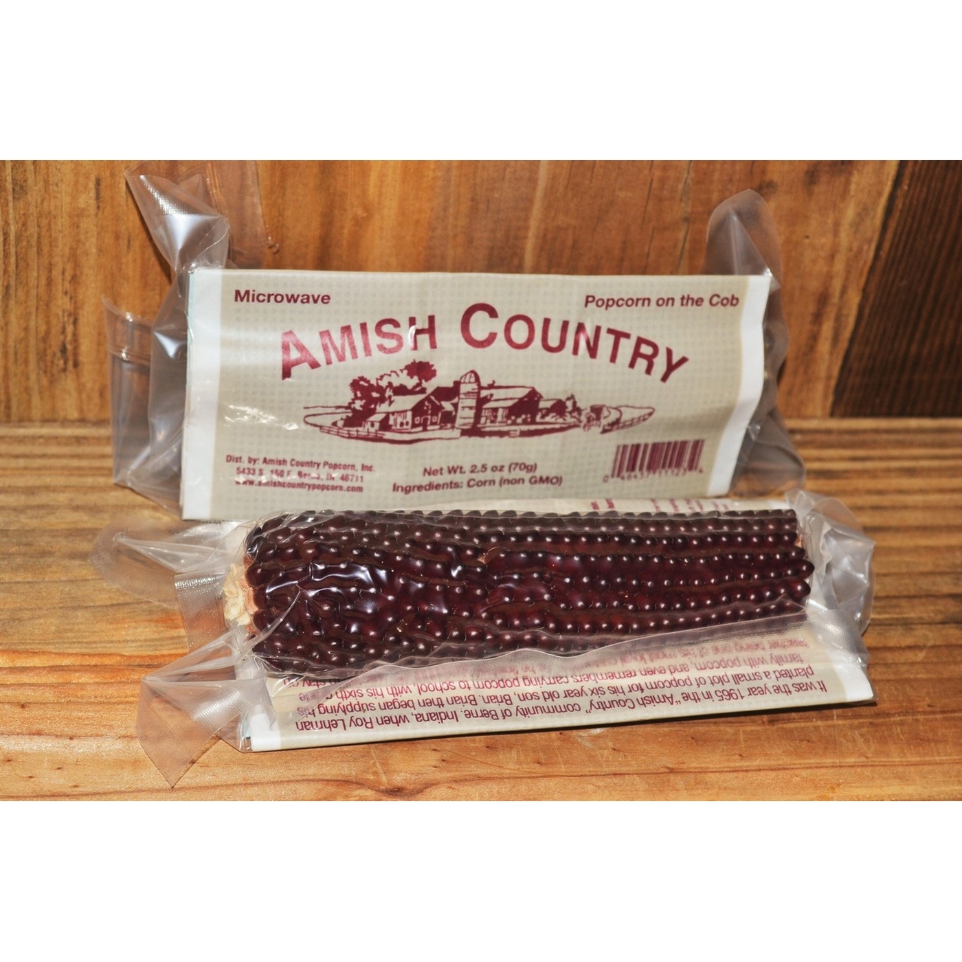 Amish Country WREDCOB Microwave Popcorn On The Cob Bag - 2