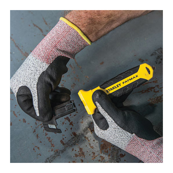 Fatmax Replaceable Head Pull Cutter, Stanley, 2.8 in L Blade, Carbon Steel Blade, Comfort Grip Handle, 6-1/2 in OAL - 4