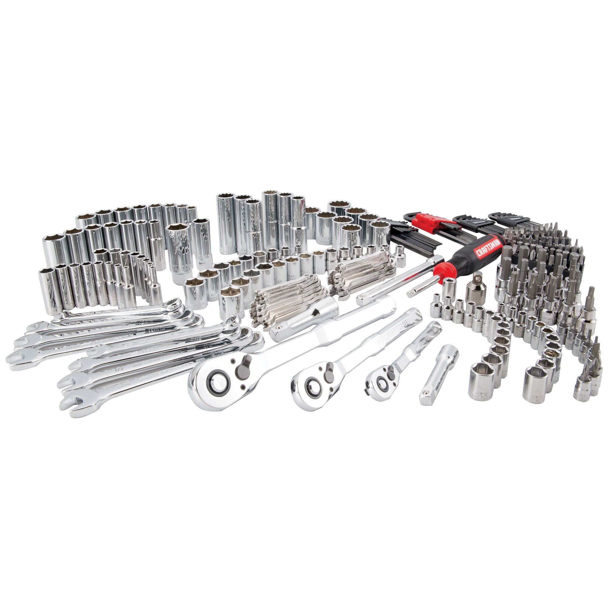 CMMT45309 Mechanic's Tool Set, 262-Piece, Steel, Polished Chrome