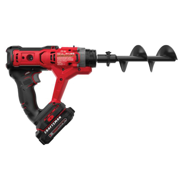 Multi-Use Garden Tool Kit, Craftsman, Cordless, V20 Battery, Black/Red - 3