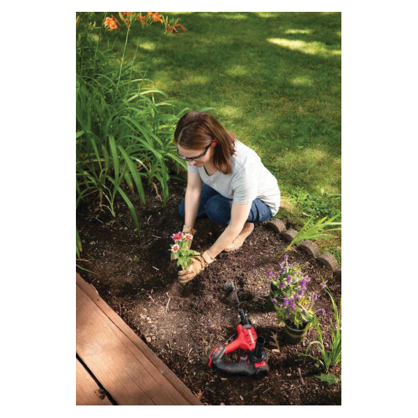 Multi-Use Garden Tool Kit, Craftsman, Cordless, V20 Battery, Black/Red - 5