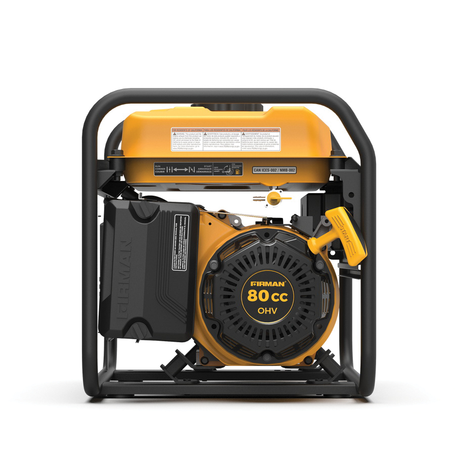 Firman Performance Series P01204 Portable Generator, 30 A, 120 V, 1200 w,Gas, 10 hr Run Time, Recoil Start - 4