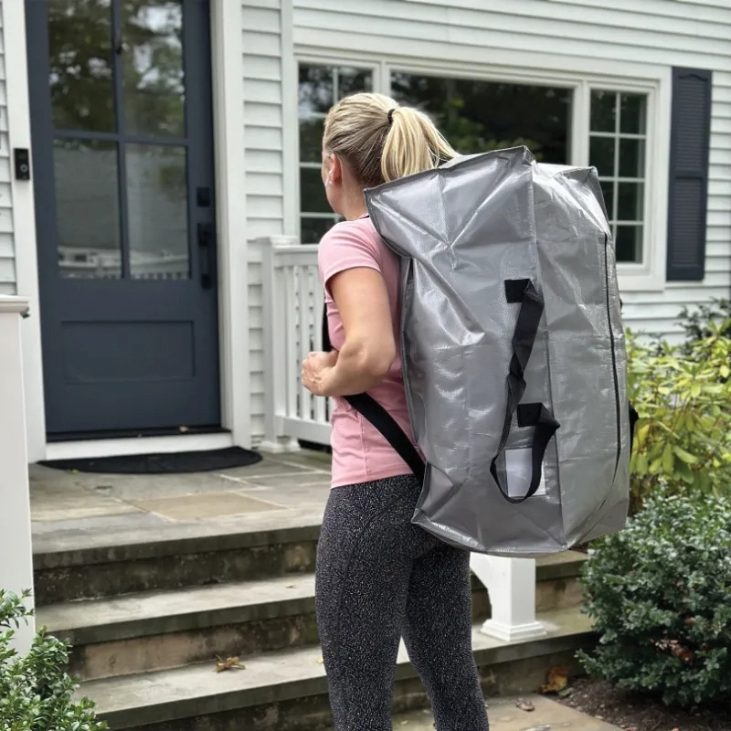Moving Bag, DuraSack, Home, 20 gal, Polypropylene, Blue, 29 in L, 15 in W - 2