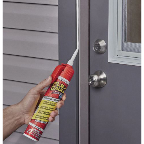 Advanced Hybrid Caulk, Flex Seal, Clear, 24 hr Curing, 0 to 150 deg F, 6.6 oz Cartridge - 3