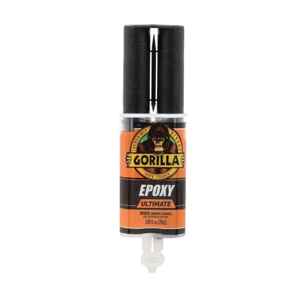 113442 Ultra Strength Epoxy, Dark Gray, Liquid, 0.85 fl-oz Syringe