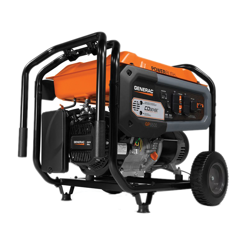 GP Series 7672 Portable Generator, 7.9 gal Tank, Pull Start with Cord, Recoil Start