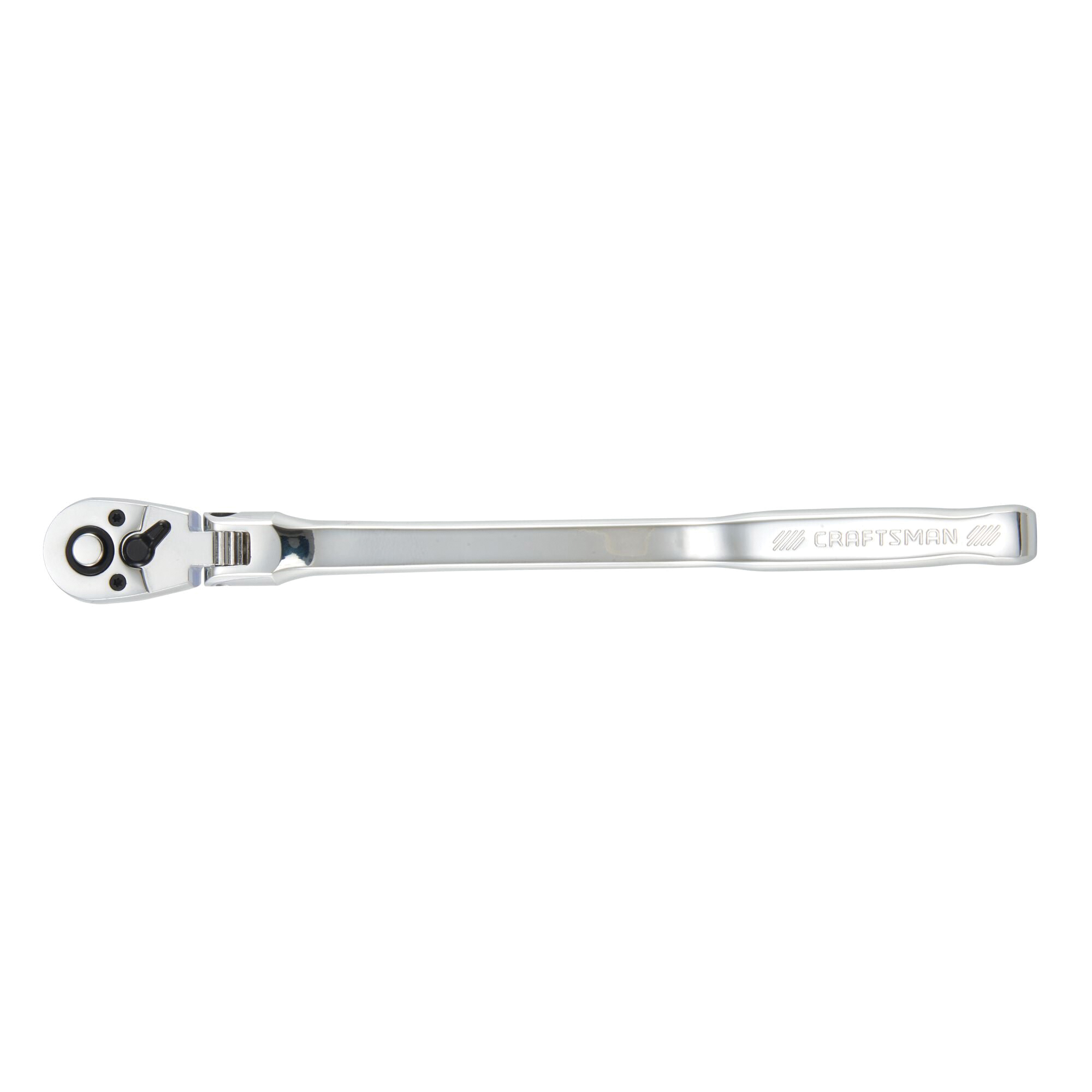 CMMT99439 Ratcheting Wrench, SAE, 3/8 in Drive, 14.6 in L, Steel, Polished Chrome