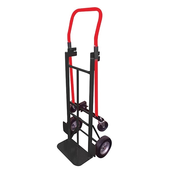 CHT2N1600 Quick-Latch Convertible Hand Truck, 600 lb, 14 in L Platform, 8 in W Platform