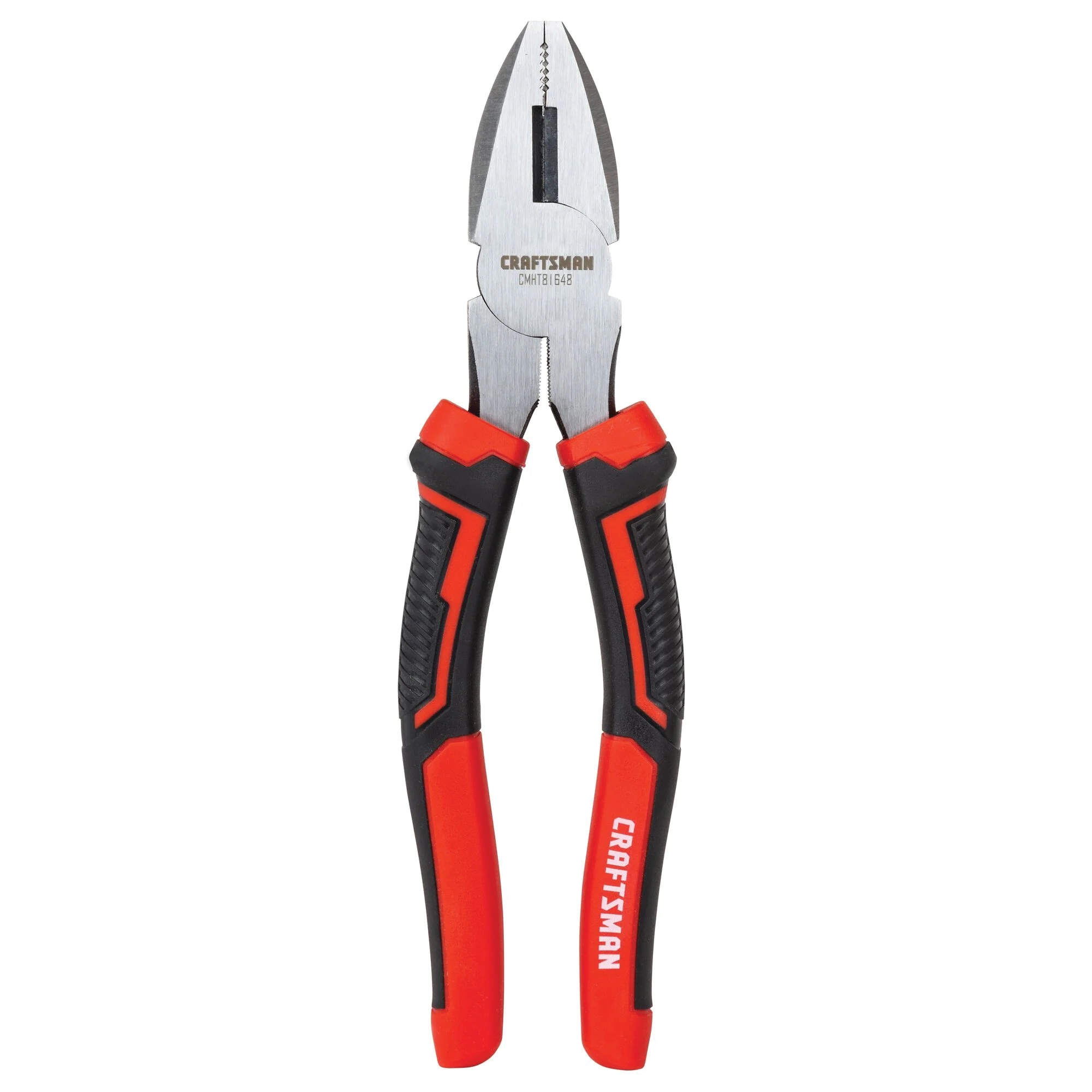 CMHT81648 Lineman's Pliers, 10.6 in OAL, 1-1/2 in Cutting Capacity, 1-1/2 in Jaw Opening, Black/Red Handle