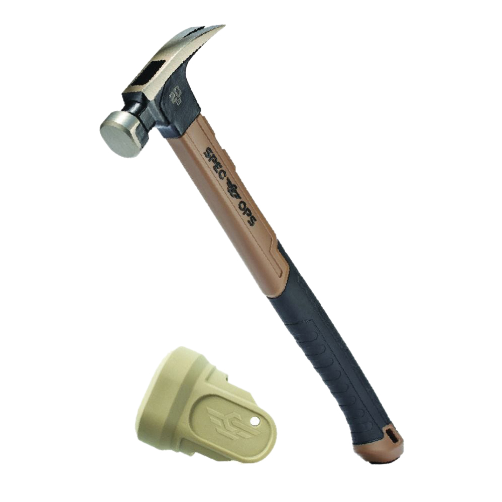 SPEC-M20FG16-S Hammer, 20 oz Head, Rip Claw, Steel Head, 16.85 in OAL